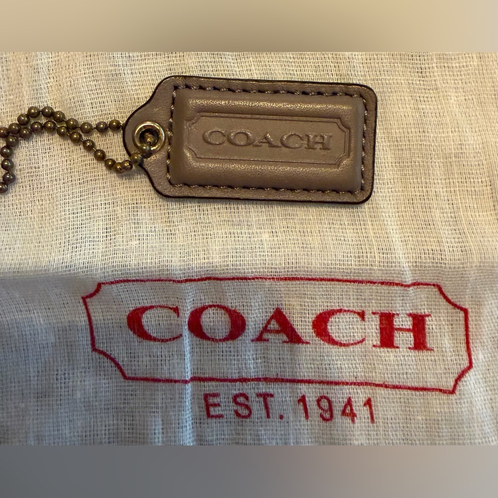 Coach Leather Hang Tag